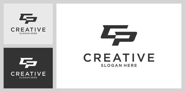 Inicial Carta Logotipo Design Vetor — Vetor de Stock