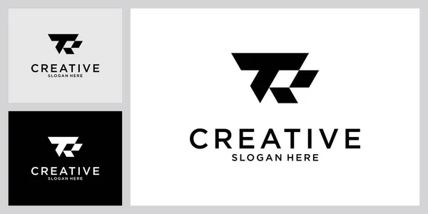 Initial Letter Logo Design Vector — Stok Vektör
