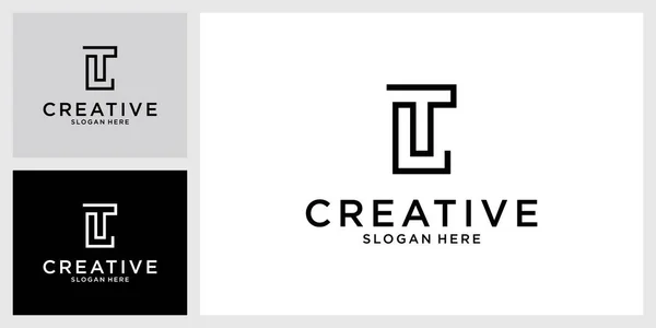 Vetor Design Logotipo Letra Inicial Gráficos De Vetores