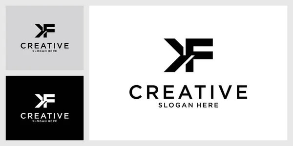 Vetor Design Logotipo Letra Inicial Ilustrações De Stock Royalty-Free