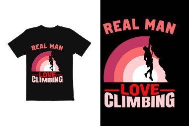 Satışlar için kaya tırmanışı tişörtü tasarımı vesaire.. 