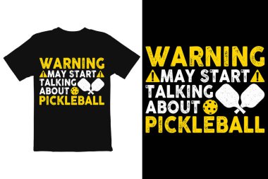 Uyarı: Pickleball tişört tasarımı hakkında konuşmaya başlayabilir