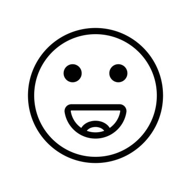 Smile Happy Emoji Icon Vector Illustration, Smile Happy Emoji Icon Vector Illustration, Flat Style Isolated On White Background