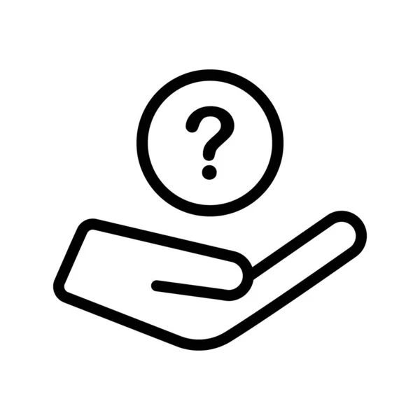 Help icon, Question mark symbol isolated on white background.