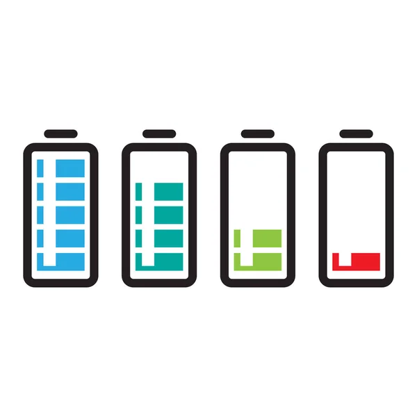 Battery charge level indicator vector illustration