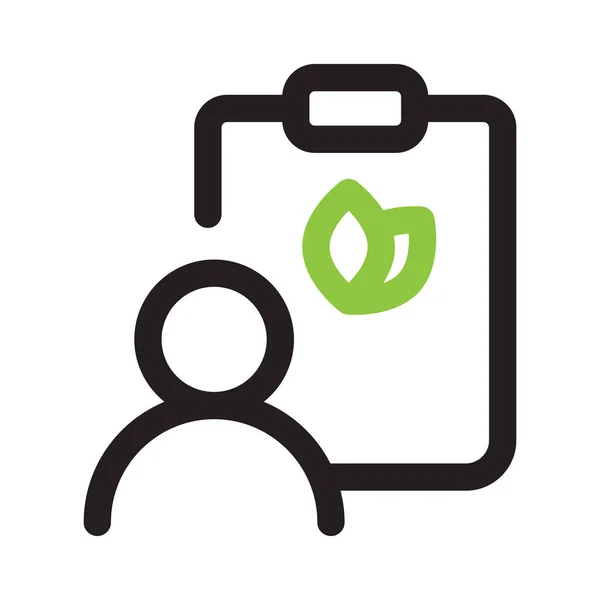 Nutritionist outline icon. Diet plan, planner, healthy menu vector illustration