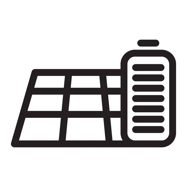 Solar battery icon. Element of technologies vector illustration