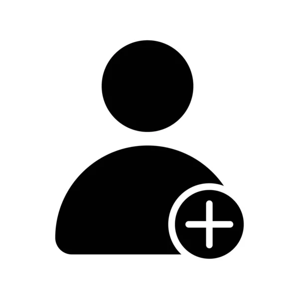 Add To Friends Vector Icon, High Quality Black Style Vector  Icons