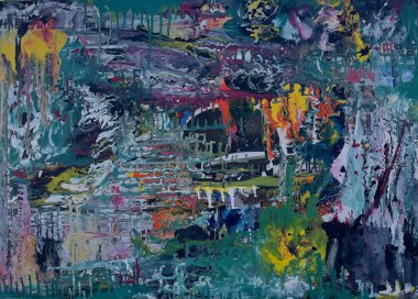 HOMELAND için Mücadele - Soyut sanat ülkemizi ve güvenliğimizi korumak için şiddetli savaş çatışmalarını vurguluyor