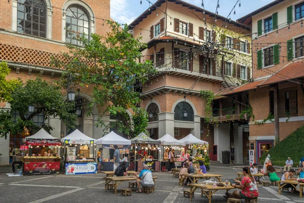 Street food market at One Nimman, Chiang Mai, Thailand.