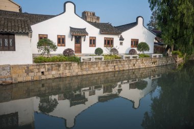  Şangay, Çin 'deki Xinchang Antik Kenti.