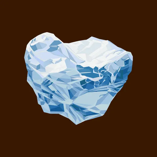Doğal Rough Light Mavi Elmas. Mücevher taşının yüzeyi pürüzlü. Madencilikten geriye pürüzlü kenarlar kalıyor. Yumuşak pastelden zengin pastele kadar uzanan eşsiz bir tonu olan işlenmemiş mavi elmasın vektör çizimi. 