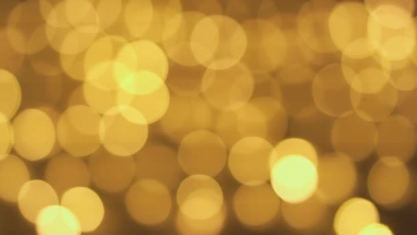 Wazige Feeënkerstverlichting Lichte Bokeh Van Een Kerstboom Glinsterende Abstracte Gekleurde — Stockvideo