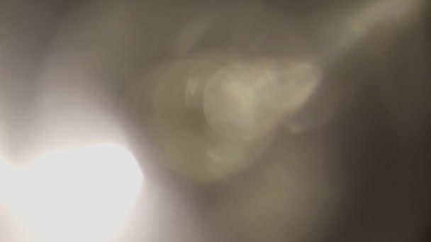 光渗透在黑色浴池上的框架中 光渗透在黑色背景上的框架中 演播室镜头照明弹自然光灯照射Bokeh效果 用于制作视频 视频样式 — 图库视频影像