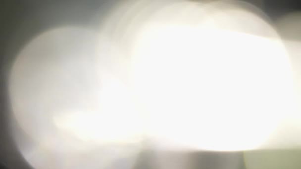 Lumière Déconcentrée Pour Arrière Plan Effet Lumière Flou Des Cercles — Video