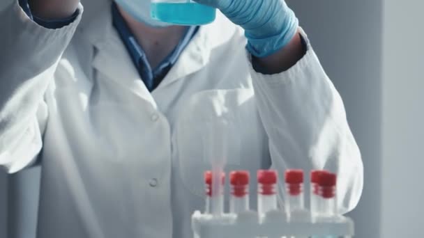 Laboratório Médico Realiza Análises Sofisticadas Para Ajudar Cientistas Entender Causas — Vídeo de Stock