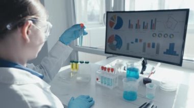 İlaçlar piyasaya sürülmeden önce test ve analizlerinin yapıldığı farmasötikler alanında laboratuvar çalışmaları. Yaygın hastalıklara karşı yeni ilaçlar icat etmek. Yüksek kalite 4k