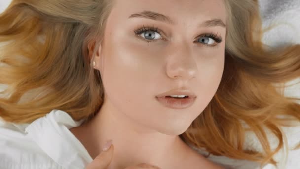 Secretos Cosmetología Rejuvenecimiento Que Harán Que Desarrollo Piel Facial Joven — Vídeos de Stock