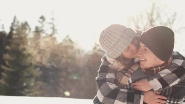 Video Ini Mewujudkan Energi Sukacita Dan Gairah Dari Pasangan Yang — Stok Video