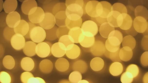 Julbelysning Lyser Och Skimrar Nattluften Vilket Skapar Fantastisk Effekt Ljus — Stockvideo