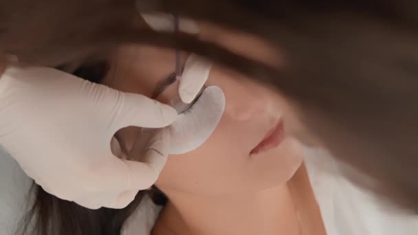 Este Video Esteticista Mostrará Habilidad Profesionalismo Mediante Uso Técnicas Maquillaje — Vídeos de Stock
