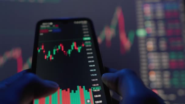 Rol Van Moderne Technologieën Financiële Sector Hun Impact Beleggingssector Mogelijkheden — Stockvideo