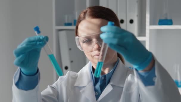 Mundo Química Biotecnologia Onde Experiências Análises Abrem Caminho Para Avanços — Vídeo de Stock