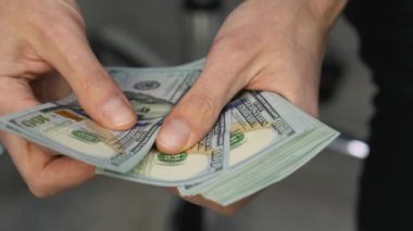 Bir resim, Amerikan para biriminin unsurları ile finansal istikrar ve refahı sembolize eden, zenginlik ve kaynakları temsil eden, eller tarafından düzenlenmiş yüz dolarlık banknotları gösteriyor.