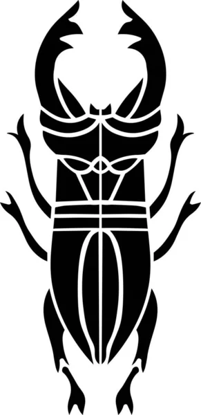 Btag Böcek Vektör Kalıbı, Siyah ve Beyaz