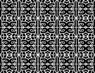 Background Vector Stencil, Black and White