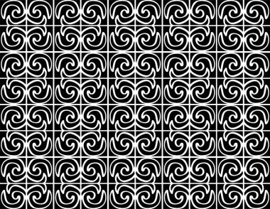 Background Vector Stencil, Black and White
