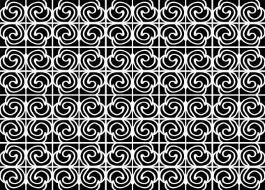 Background Vector Stencil, Black and White