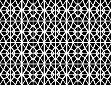 Background Vector Stencil, Black and White