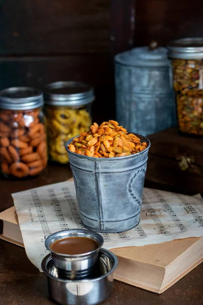 Avarekalu Mixture. A South Indian spicy snack. This is specially Mysuru city famous snack in winter season. 