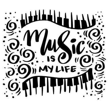  Müzik benim hayattaki el yazım. Poster müziği alıntıları.