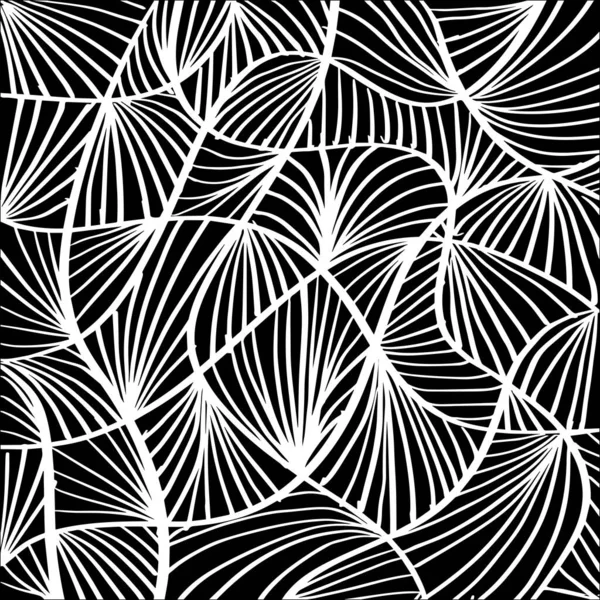 Фон Чорно Білих Абстрактних Ліній — стоковий вектор