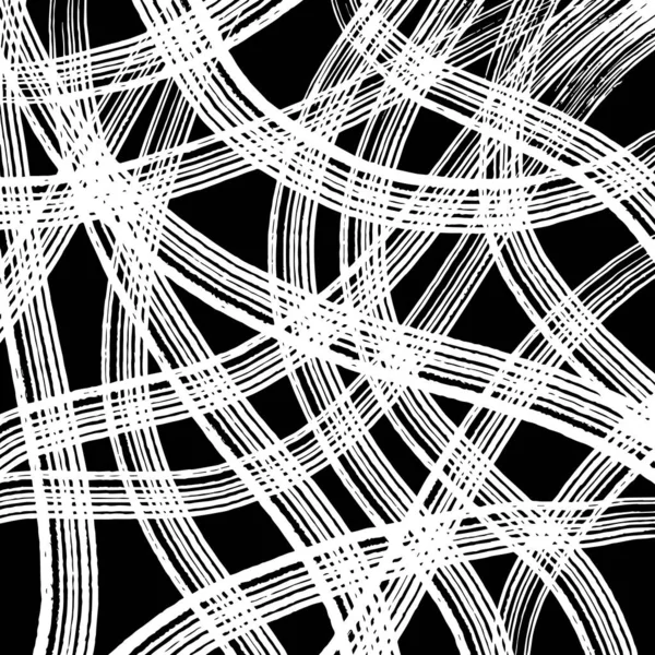 Fond Abstrait Motif Rayures Doodle — Image vectorielle