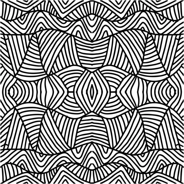 Абстрактний Простий Геометричний Візерунок Ліній Мистецтва — стоковий вектор