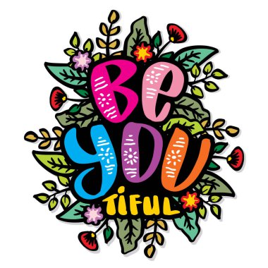 Doğuştan yeteneklisin, el yazması. Komik alıntılar tipografi.Eşsiz olmak için, el yazısı tipografisi. Poster konsepti.