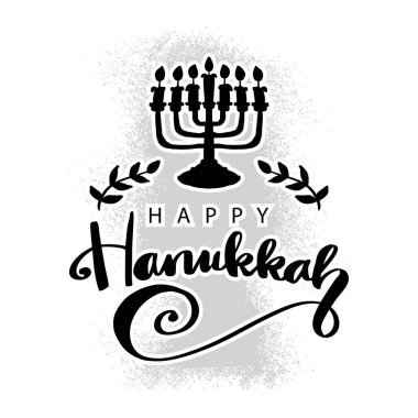 Mutlu Hanukkah el yazısı metinleri..