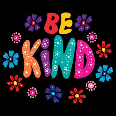 Nazik ol. El çizimi harf cümlesi.