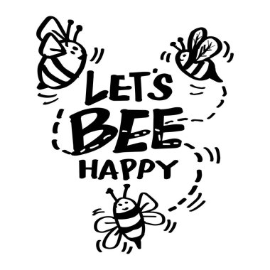 Şirin çizgi film arılarıyla dolu el yazmaları çizelim..