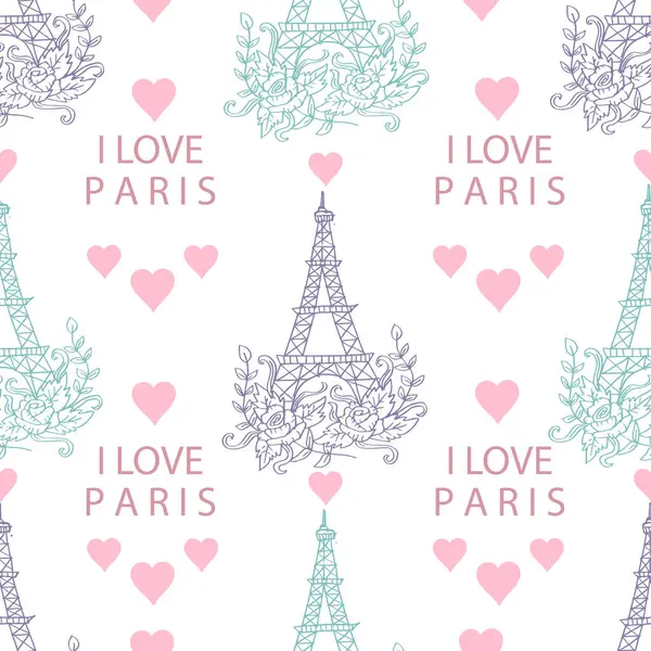 Eyfel kulesi ve kalpleri olan kusursuz Paris modelini seviyorum.