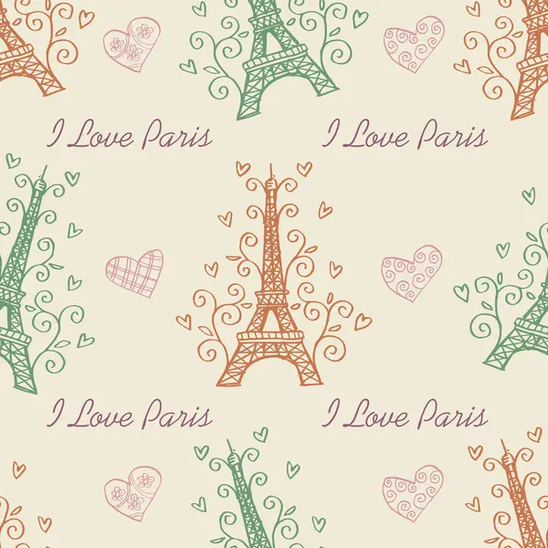 Eyfel kulesi ve kalpleri olan kusursuz Paris modelini seviyorum.