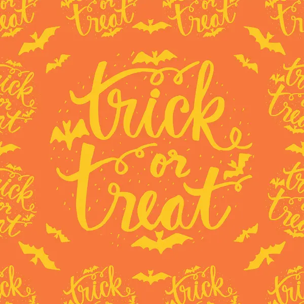 Hile mi, şeker mi? El yazması harfler. Vektör illüstrasyonu.