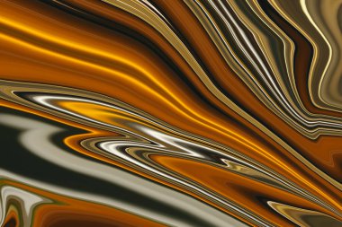 Yavaş karıştırma akışında sıvı boyaların güzel soyutlanması