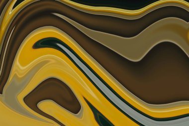 Yavaş karıştırma akışında sıvı boyaların güzel soyutlanması