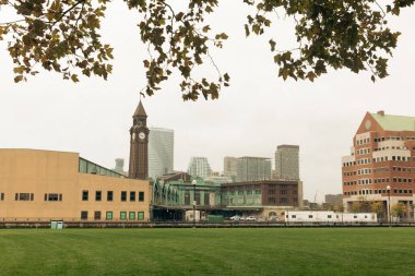 Lackawanna Clock Tower and buildings in New York City