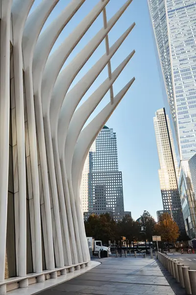 Une vue sur le World Trade Center de New York. — Photo de stock