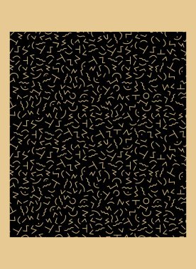 Kusursuz çiçek desenleri, soyut dikişsiz geometri desenleri. Duvar kağıdı tasarımı için illüstrasyon rengi